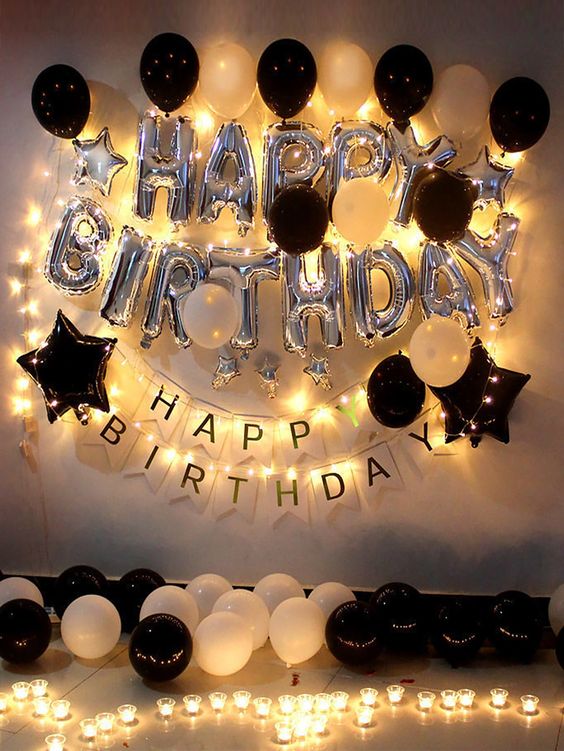 Simple Birthday Decoration Ideas at Home for Husband