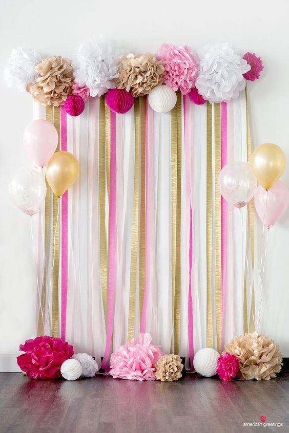 Simple birthday decoration ideas at home with balloons