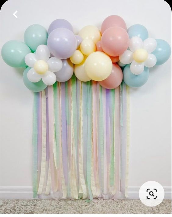 Simple birthday decoration ideas at home with balloons
