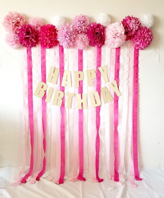 Simple Birthday Decoration Ideas at Home without Balloons