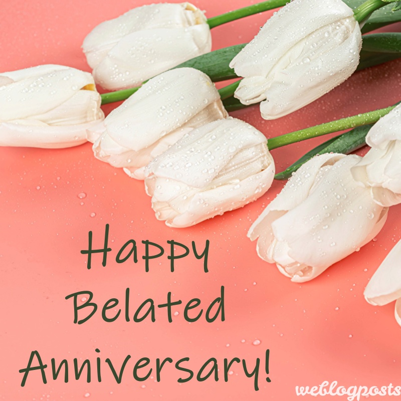 Belated Anniversary Wishes and Messages